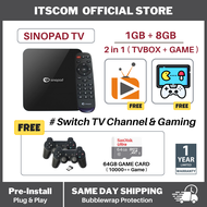 SINOPAD TV ANDROID TVBOX + GAME SYSTEM | FREE MOVIE APPS | FREE GAMES CONTROL