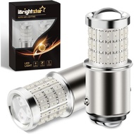 iBrightstar 1157 LED Bulb Red, BAY15D 2057 2357 7528 LED Brake Light Bulbs Super Bright for Rear Bra