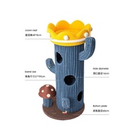 ALI💯Honey Pot Cat Cactus Cat Climbing Frame Cat Nest Cat Tree Integrated Crown Cat Tree Large Tree House Solid Wood Cat