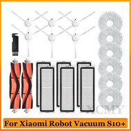 Xiaomi Robot Vacuum S10+ / S10 Plus Robot Vacuums Cleaner Accessories of Main Brush Side Brush Hepa Filter Mop Spare Parts