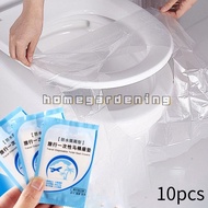 10pcs Disposable Toilet Paper Hotels Universal Toilet Sticker Seat Cover Business Travel Stool Set Health Safety Protective