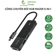 Cổng Chuyển Đổi Hub Mazer Infinite.Multimedia Pro Hub 5 In 1 Nhỏ Gọn Tương Thích Nhiều Hệ Điều Hành