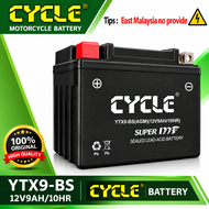 CYCLE YTX9-BS AGM BATTERY KTM 390 DUKE/200 DUKE/CBR 250/GSF400/NINJA 250/Z250/250SL/SYM VTS 200 BATE
