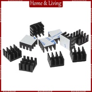 AOTO 10Pcs Set 14x14x8mm Cooling Aluminum Heatsink For Computer Electrical Facilities