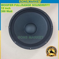 SPEAKER WOOFER WOOFER SOUNDRIFFT 12 inch FULL RANGE 12inch 12in M120