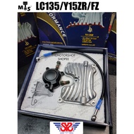 SYS Y15ZR/FZ150/LC135 4SPEED/5SPEED RACING CYLINDER HEAD COVER (OIL COOLER) WITH OIL DUCTING AND FIN