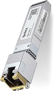 ipolex 10GBase-T SFP+ to RJ-45 Transceiver, up to 30-Meter, for Ubiquiti UF-RJ45-10G, UniFi UACC-CM-