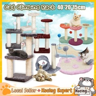 KUCINGJER Anak Kucing Mendaki Bingkai Pokok Kucing Tahan Lama Main Scratcher Play Katil Mainan Kucin