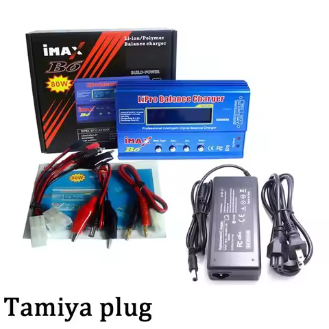 Battery Lipro Balance Charger iMAX B6 charger Lipro Digital Balance Charger + 12v 5A Power Adapter +