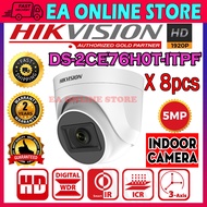 HIK HIKVISION 5MP 3K 1920P Full HD Indoor IR INFRARED Dome TVI 5.0MP Camera X8PCS DS-2CE76H0T-ITPF C