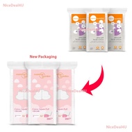 Mannings Guardian Cotton Square Puff 200'sx3 Beauty Cotton Pads Pad Kosmetik with Zip Lock Baby Care