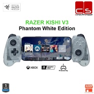 RAZER Kishi V3 Gaming Controller | Phantom White Edition (Full-Sized TMR Thumbsticks, Dual Mouse Cli