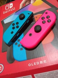 Switch主機 OLED joycon 原廠手把、原廠充電器       ，  價格詳見說明