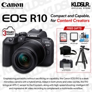 Canon EOS R10 Body & RF-S 18-45mm & RF-S 18-150mm f/3.5-6.3 IS STM Mirrorless Camera (Canon Malaysia