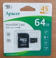 妞妞通訊 64G 記憶卡 Apacer 宇瞻 microSDXC 64GB UHS-1 c10 32G 128G