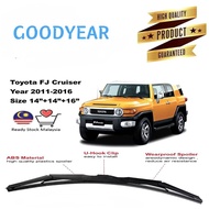 TOYOTA FJ CRUISER GOODYEAR HIGH QUALITY WIPER BLADE 3 PCS