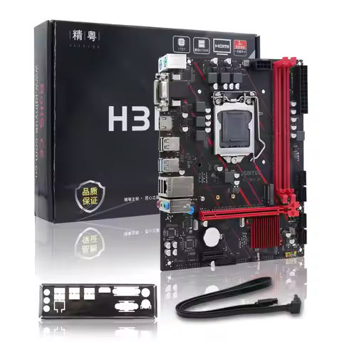 JGINYUE H311 Motherboard LGA 1151 Support Intel Core/Pentium i3/i5/i7 6th/7th/8th/9th E3 V5 CPU DDR4