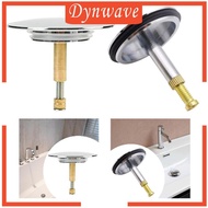[Dynwave] Button Drain Stopper Clack Plug Stopper Sink Sprung Plug for Bathtub Drain Cover