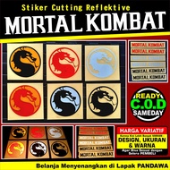 Reflective Cutting Sticker: "MORTAL KOMBAT"
