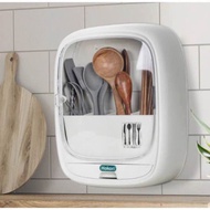 Tủ Hộp Đựng Đũa Hokori Nhựa Việt Nhật Cao Cấp Treo Tường Khe Cắm Dao Kéo Ống Đựng Muỗng Đũa