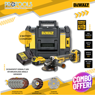 DEWALT CORDLESS | DCG450P2T DEWALT 18V XR BRUSHLESS CORDLESS ANGLE GRINDER | ELECTRONIK CLUTCH REDUC