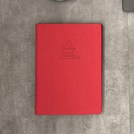【精油香氛筆記本】六孔活頁款-活力紅