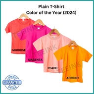 ◈ ✾ ✪ Color of The Year 2024 | APRICOT | Plain T-shirt