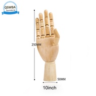 Wooden Left/Right Hand Body Artist Model Jointed Articulated Wood Sculpture
