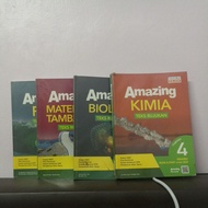KSSM Buku Amazing Fizik, Kimia, Biologi, Matematik Tambahan Tingkatan 4 / Form 4 Murah