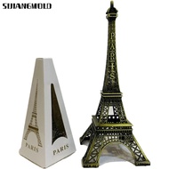 SIJIANGMOLD Eiffel Tower Statue, Exquisite Design Metal Eiffel Tower Model, Bronze 7 Sizes with Box 