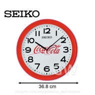 100% ORIGINAL SEIKO Analogue Coca-Cola Wall Clock QXA922 (QXA922R) [Jam Dinding]