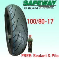 ♞SAFEWAY TIRE Size 17 Tubeless Tire FREE Sealant & Pito for Sniper, Raider, Rouser, FZ, Wave, Smash