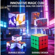 Infinity Cube Pure White Clean Look Minimalist Fidget Relaxation Toy