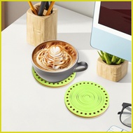 Drink Coaster 2 in 1 Coffee Table Coasters 12-Way Rotating Toy Heat-Resistant 3D Printing Mat Pad fo