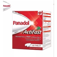 Panadol ActiFast/ Pandol soluble / Panadol Regular/ Pandol Optizorb /Pandol Extend