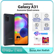 PROMO !!! SAMSUNG A31 RAM 8 128 RAM 6 128 NFC GARANSI - RAM 6 128 BONUS
