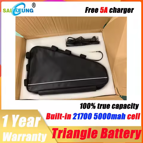Champ Rider Triangle 48V 45ah 50ah Ebike 21700 5000mah Cell 72V 60V 52V 40.5ah 60AH 35AH Huge Capaci