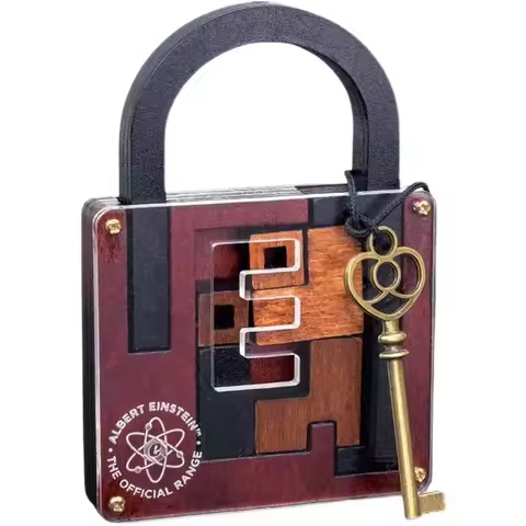 Classic Wooden Brainteaser Puzzle Game High Difficulty IQ Lock Challenge 3D Puzzle Tangram Sudoku Ru