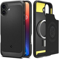 (แถมฟิล์ม) เคส SPIGEN Rugged Armor สำหรับ iPhone 16 / 16 Plus / 16 Pro / 16 Pro Max