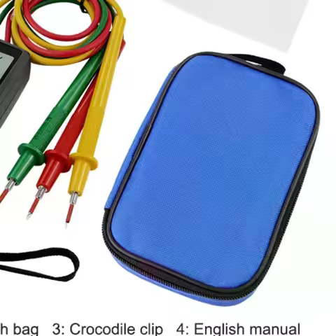 3 Phase Alternating Current Phase Meter Phase Detector Rotation Tester Phase Indicator Digital Phase
