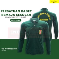 BAJU TSHIRT TUNAS KADET REMAJA SEKOLAH COTTON LENGAN PANJANG (TKRS) / Uniform Kokurikulum Long Sleev