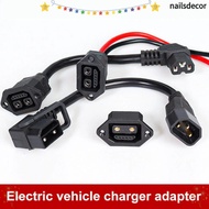 NAILSDECOR Charger Connector Professional With Wire 2+6 E-Bike Lithium Battery Charging
