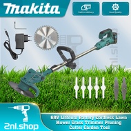 Makita 68V Cordless Lawn Mower Grass Trimmer Pruning Cutter Garden Tool