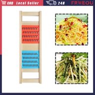 Carrot Slicer, Cucumber Slicer, Potato Slicer - Vegetable Grater with Wooden Cabbage Shredder