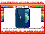 【GT電通】Apple 蘋果 iPhone 12 MGJK3TA/A (藍色/256G) 手機~下標先問台南門市庫存
