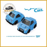 Miniverse - Model car Qube Carz 009 Nissan GT-R (R35) LB WORKS Type 1, Rear Wing ver 2 Baby Blue