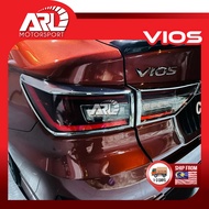 Toyota Vios AC100 Taillamp Cover Chrome Matte Black Vios NGC102 (2022-2027) ARL Motorsport Car Acces
