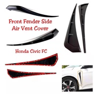 Honda Civic FC FK 2016 2017 2018 Air Vent 2pcs Type R Glossy Air Flow Trim Side Fender Universal