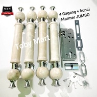 Size JUMBO - Gagang pintu rumah Marmer Stik- Handle pintu keramik 40cm - Tarikan pintu rumah Granit