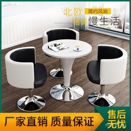Table and Chair Set for Negotiation, Dining Table and Chair, Sofa Chair, Round Table, Reception Coff
